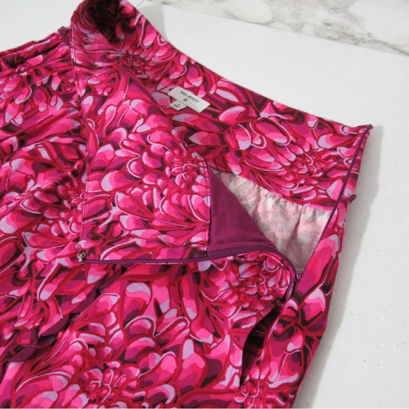 Kika Vargas x Target Mum Floral Scallop Edge Faux Wrap Skirt Size 4 - Picture 8 of 15